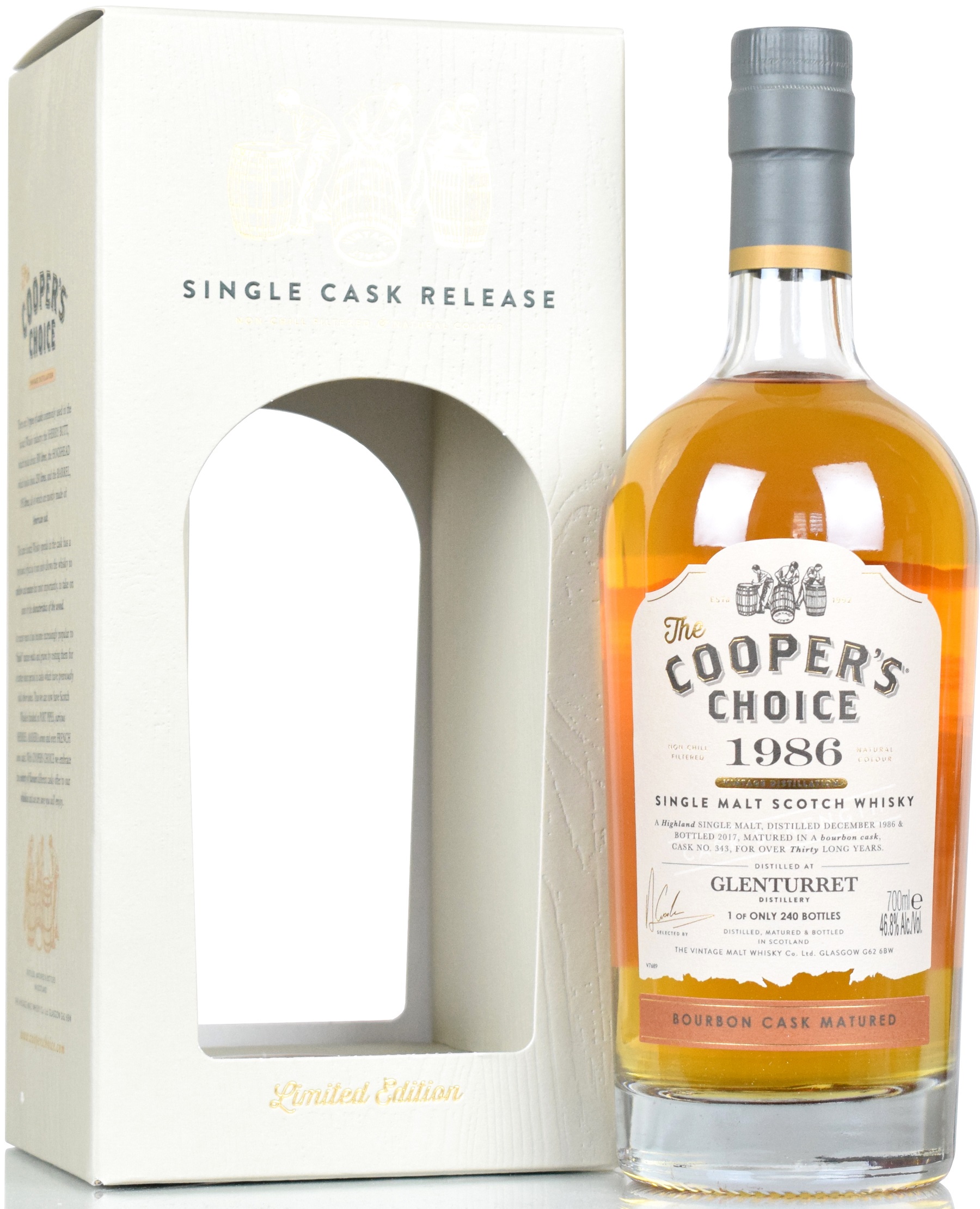 The coopers choice Glenturret 1986